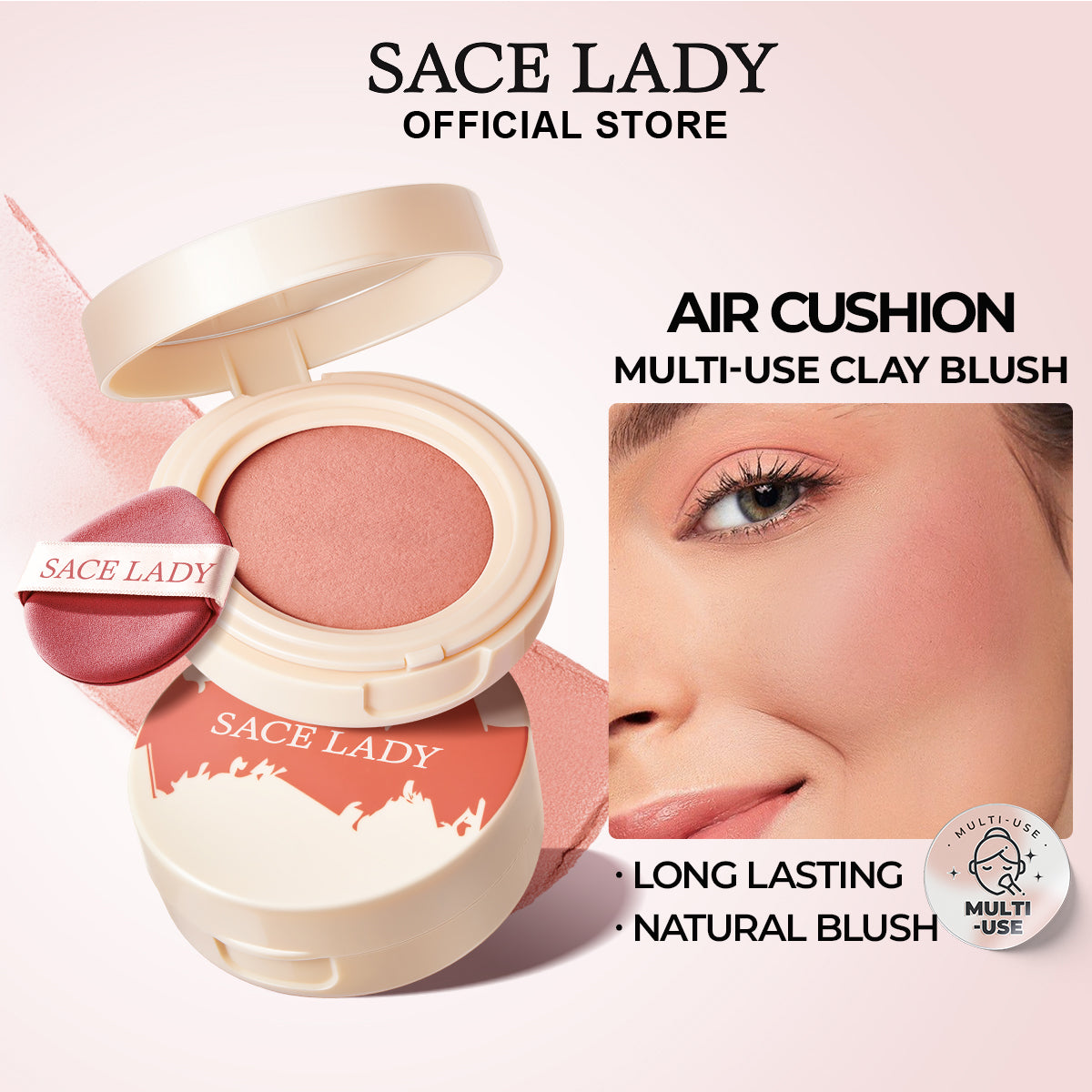 SACE LADY Air Cushion Clay Blush