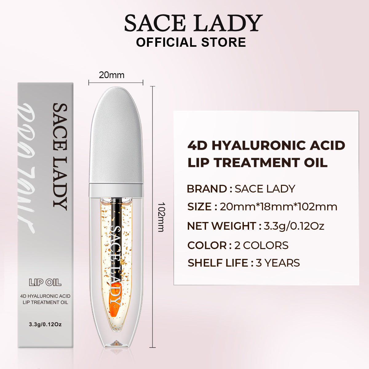 SACE LADY 4D Hyaluronic Acid Lip Treatment Oil